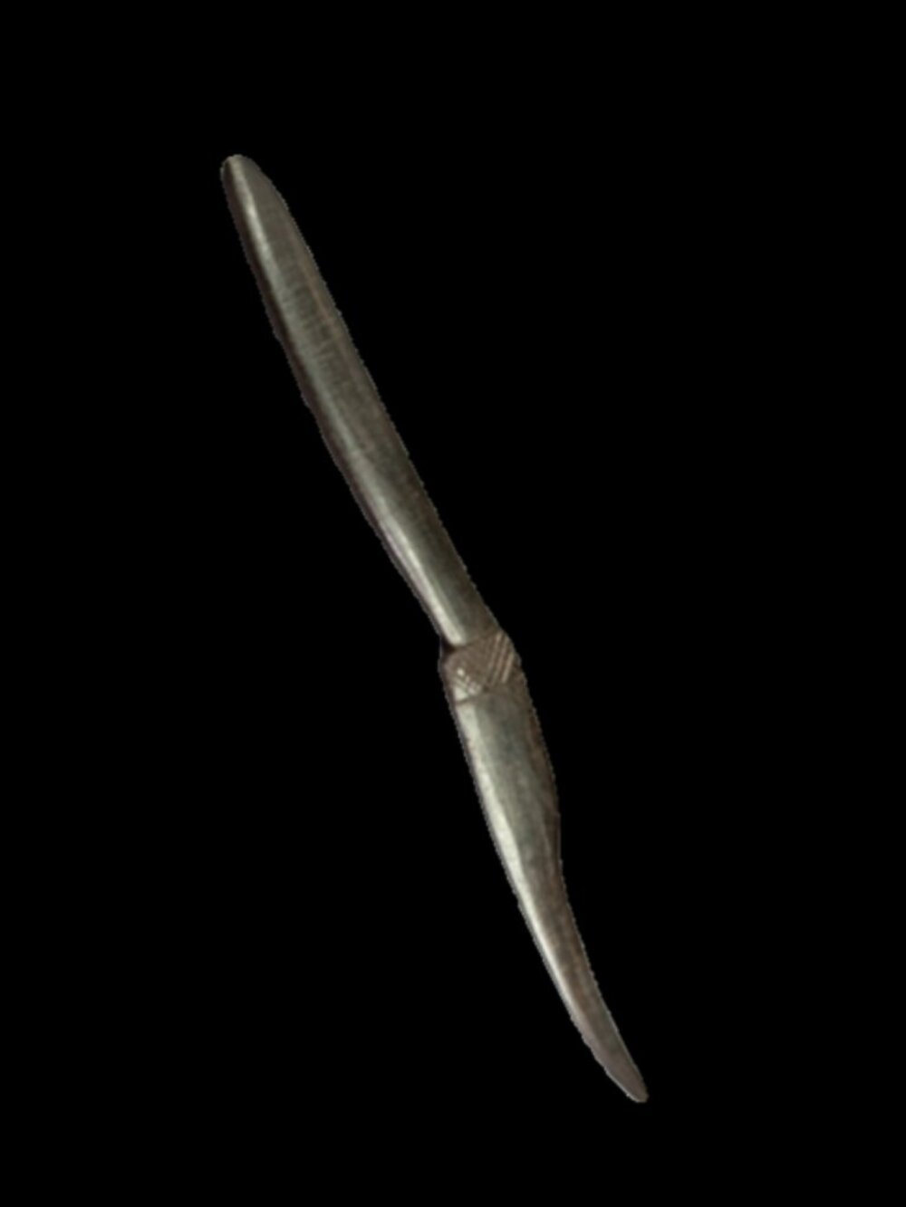 Vintage Carved Ebony Letter Opener